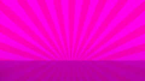 Sunburst Pink circle seamless loop background vintage Retro Pattern rotating Video stock 128462594