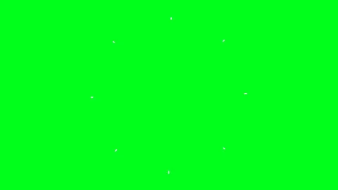 Sunburst radial lines explosion animation effect on green screen Stock Footage 345483990