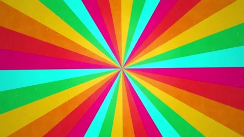 Sunburst radial stripe rotating seamless loop motion background Stockbeeldmateriaal 345394363