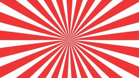 Sunburst, radiating, sun light, circuses, stripe background design Illustrazione stock