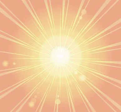 Sunburst, ray retro background Stock Illustration