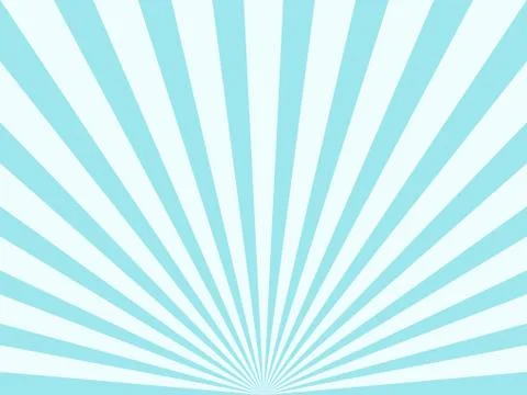 Sunburst rays light blue and white  background. sunbeam star burst. Vector il Illustrazione stock