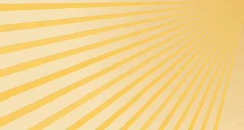 Sunburst rays radiating from a point, gold and amber tones Stock Illustration