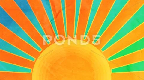 Sunburst retro. Stock Illustration
