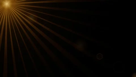 Sunburst retro motion graphic background with rotating radial rays in vintage Video stock 345964164