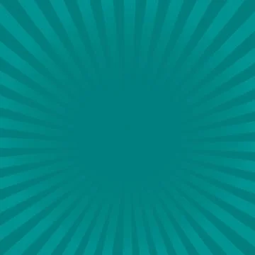 Sunburst turquose rays pattern. Radial sunburst ray background vector illustr 스톡 일러스트