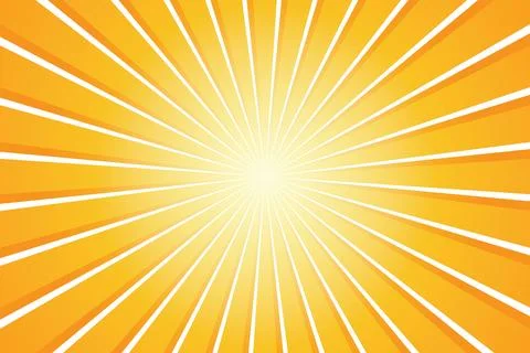 Sunburst vector illustration with a radiant background, conveying a retro Illustrazione stock