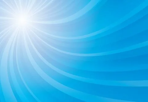 Sunburst vector illustration with radiant cloud sky background, retro and v.. イラスト素材