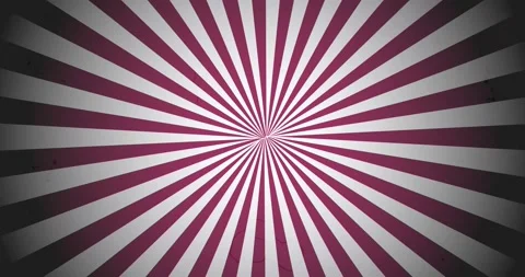 Sunburst vintage rays background. Rotating retro sun ray animation background Stock Footage 231847615