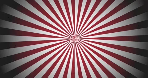 Sunburst vintage rays background. Rotating retro sun ray animation background Stock Footage 231847618