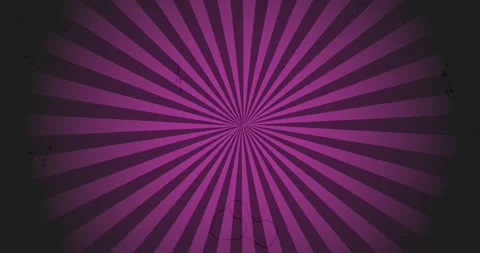 Sunburst vintage rays background. Rotating retro sun ray animation background Stock Footage 231847664