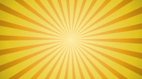 Sunburst yellow background Stock Footage