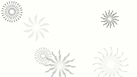 Sunbursts seamless loop. Exploding lines looping animation. Video stock 141660051