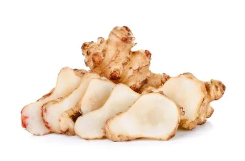 Sunchoke isolated on the white background Stock Photos