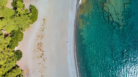 Sundance Beach from Top Stock Footage 96130161