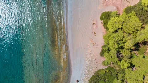 Sundance Beach from Top Stock Footage 96130514