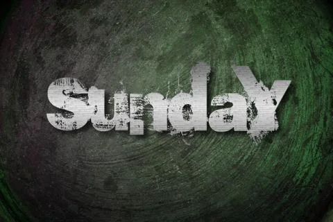 Sunday concept Stock Illustration