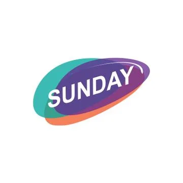 Sunday icon Stock Illustration