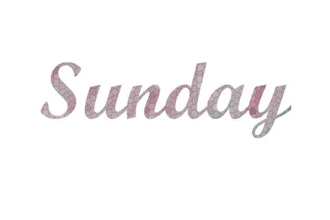 Sunday Stock Illustration