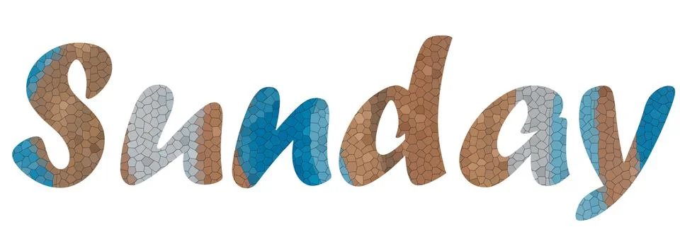 Sunday Stock Illustration