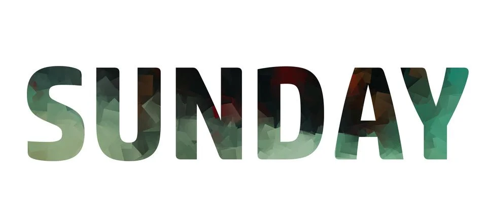 SUNDAY Stock Illustration