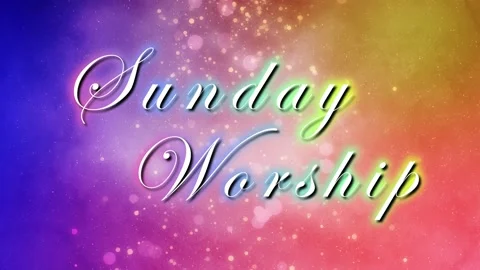 Sunday worship Stock Footage 202234995