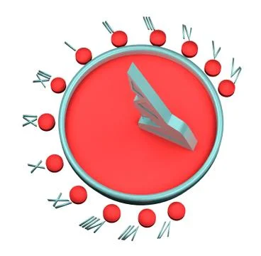 Sundial 3d rendering Illustrazione stock