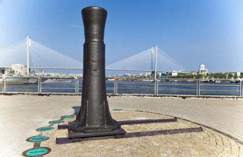 Sundial ashore Stock Photos