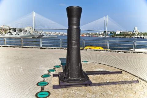 Sundial ashore Stock Photos