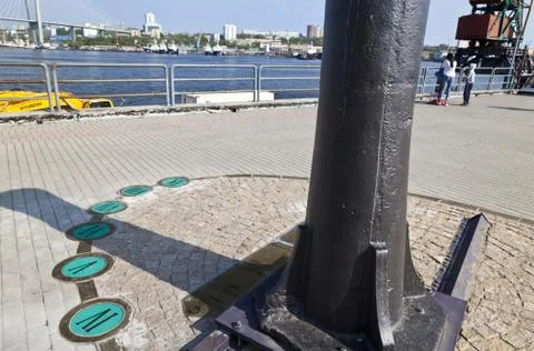 Sundial ashore Stock Photos