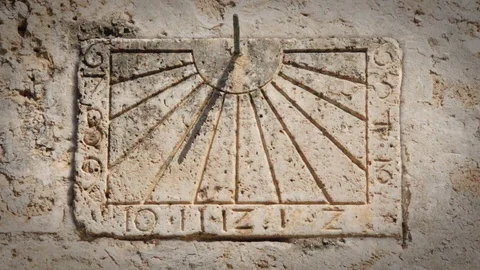 Sundial Stock Footage 124317086