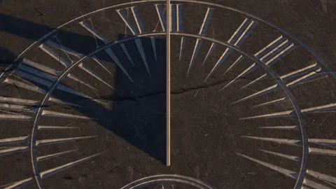 Sundial old animation 3 Stock Footage 82331244