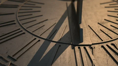 Sundial slight timelapse panning view 2 Stock Footage 47076003
