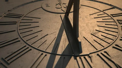 Sundial slight timelapse panning view 1 Stock Footage 47076955