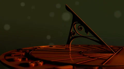 Sundial Through Day HD Vídeo Stock 6532096
