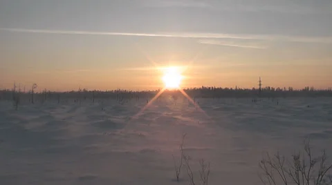 Sundown Stock Footage 28957537