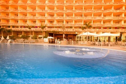 Sundown Hotel Stock-Fotos