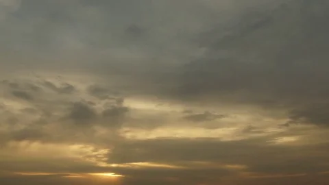 Sundown Sky Clouds Stock-Footage 75114615