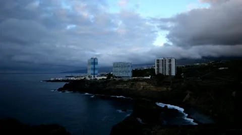 Sundown to Sunset , time lapse 01 Stock Footage 11614545