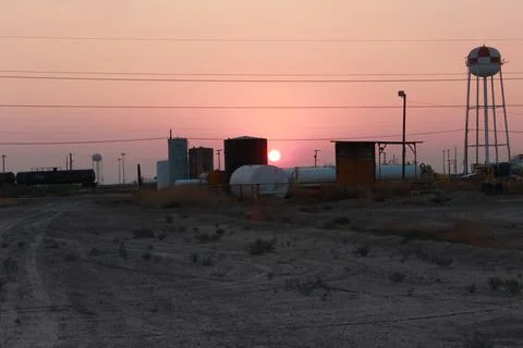 Sundown in Texas Stock Photos