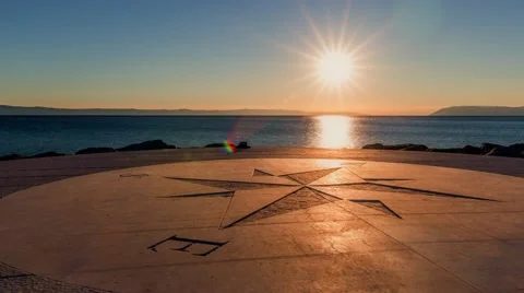 Sundown time lapse Stockbeeldmateriaal 68797827