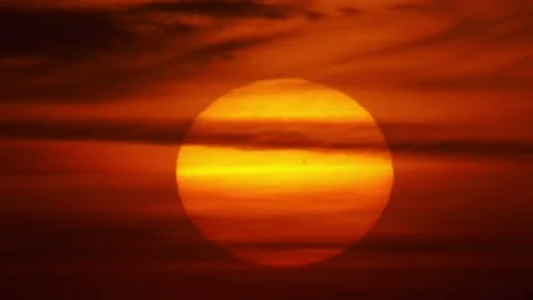 Sundown time lapse in mountain.  動画素材 164347485