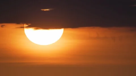 Sundown timelapse closeup. Stock Footage 97741501