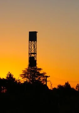 Sundown tower Stock Photos