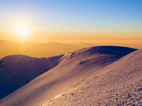 Sundown view Stock Photos