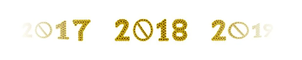 Sunflower 2017 to 2019 Stock Photos