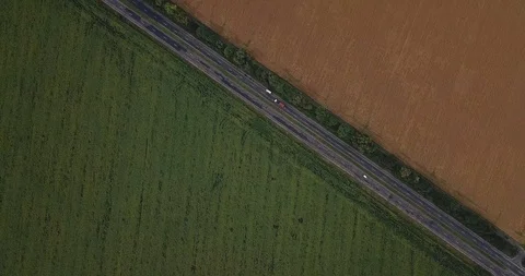 Sunflower and wheat fields aerial 動画素材 97040408