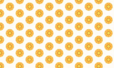 Sunflower based small pattern background Stock Illustration