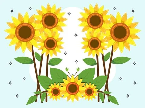 Sunflower Concept Illustration Stock Illustration