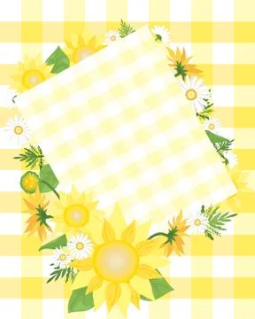 Sunflower design Stock Illustration